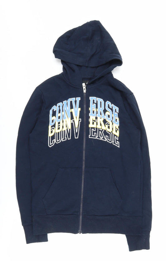 Converse Boys Blue Full Zip Hoodie - Size 12-13 Years