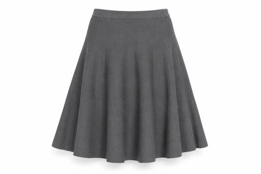 Philosophy Women's Grey A-Line Midi Skirt M