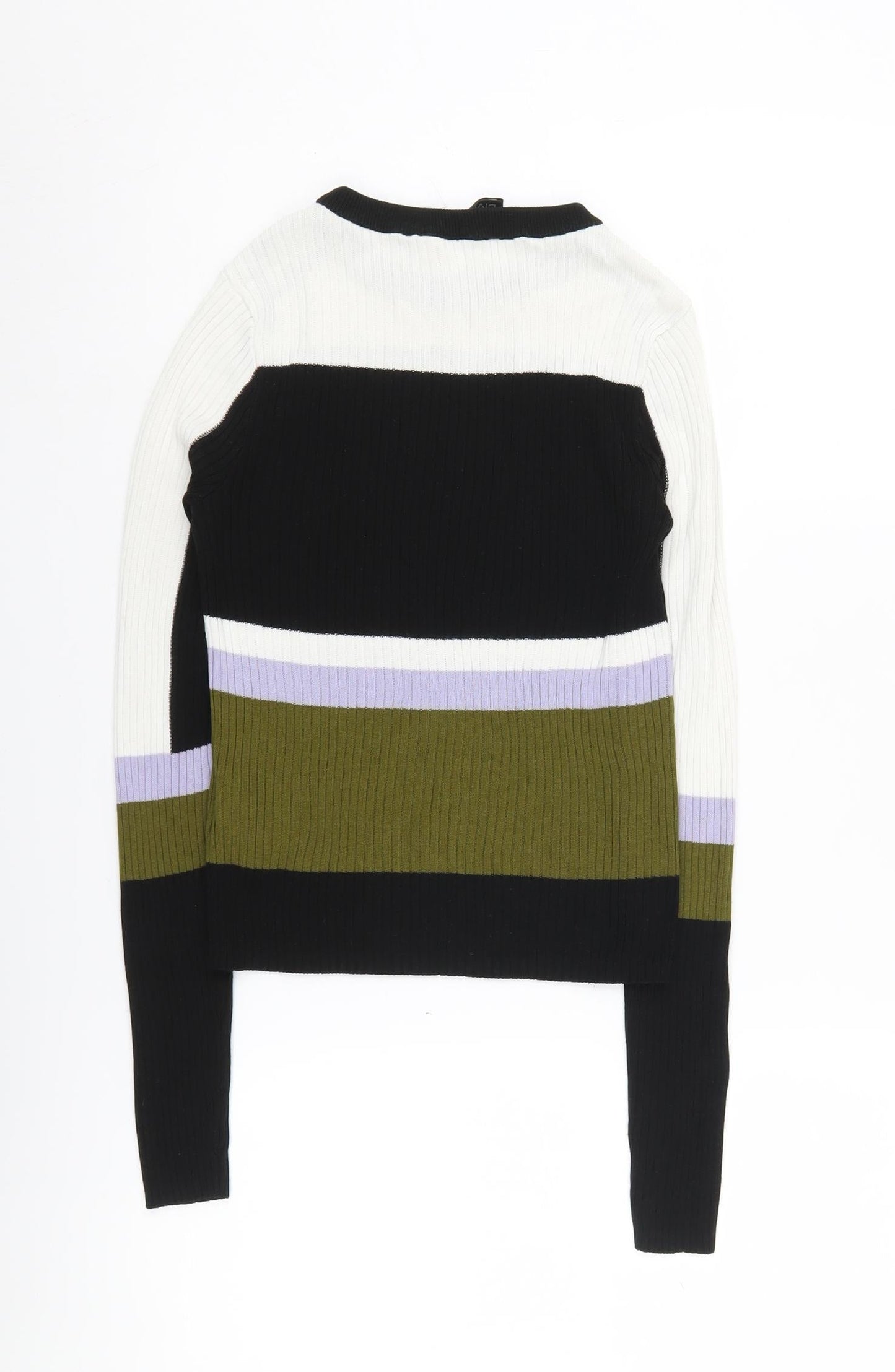 H&M Women's Multicoloured Pullover Jumper S