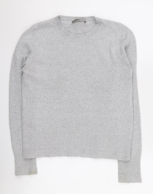 Oasis Women's Grey Pullover Jumper, Size S, Crew Neck