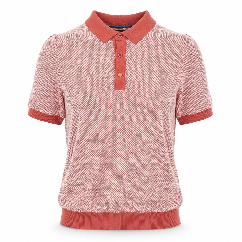 Marks & Spencer Women's Red Polo Shirt XS