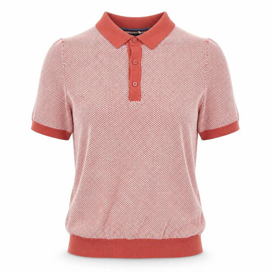 Marks & Spencer Women's Red Polo Shirt XS