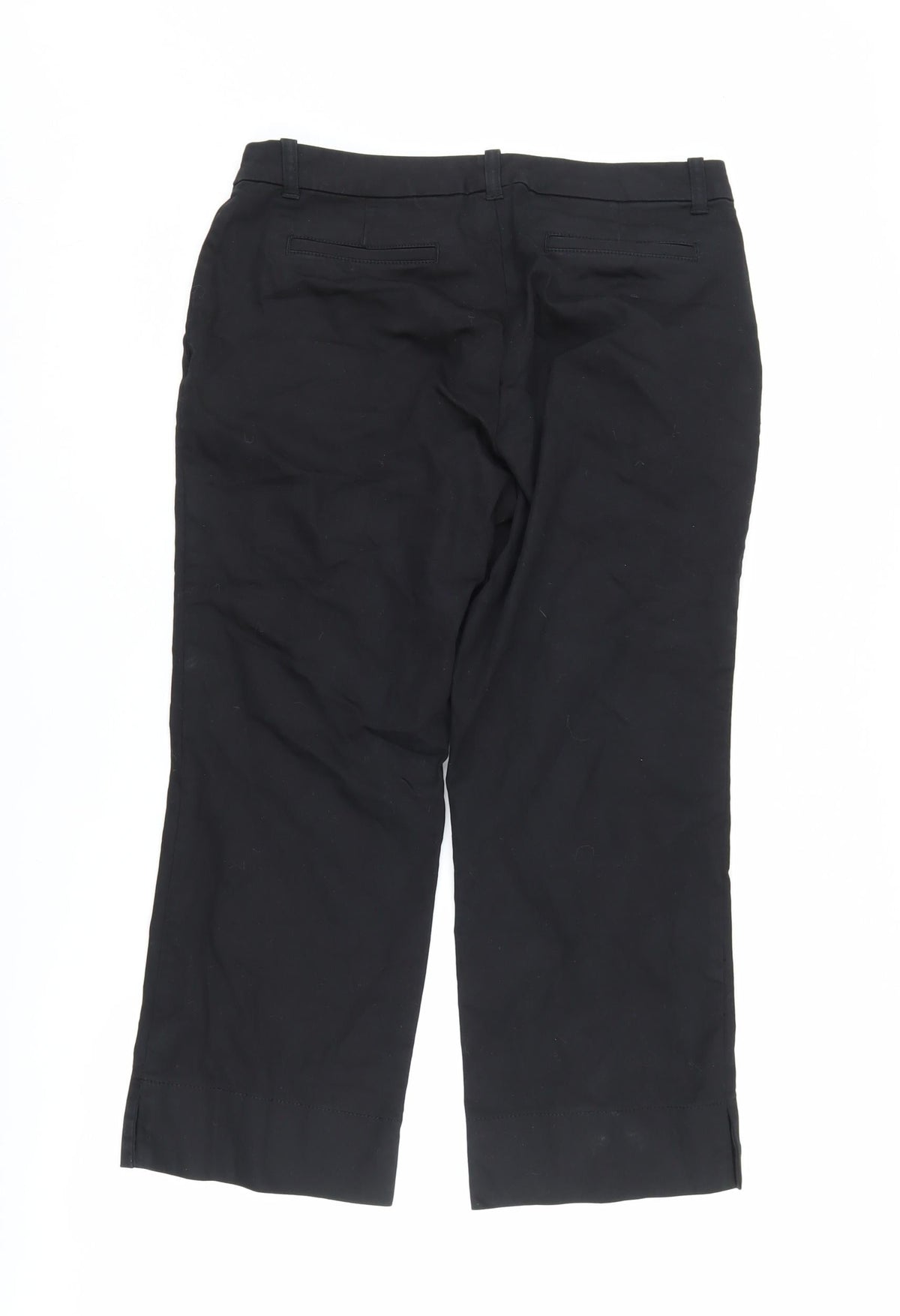 Next Women's Black Trousers, Size 12, Cotton Blend