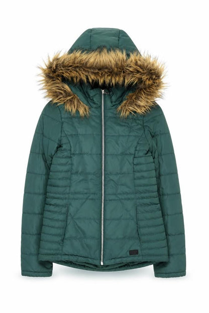 Vero Moda Women's Green Puffer Jacket XS