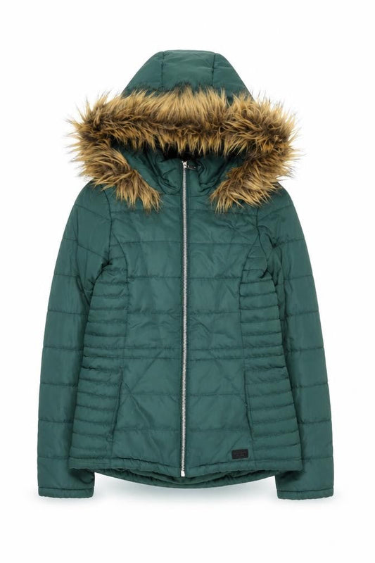 Vero Moda Women's Green Puffer Jacket XS