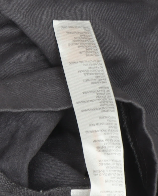 Boohoo MAN Men's Grey XS Basic Zip Jacket