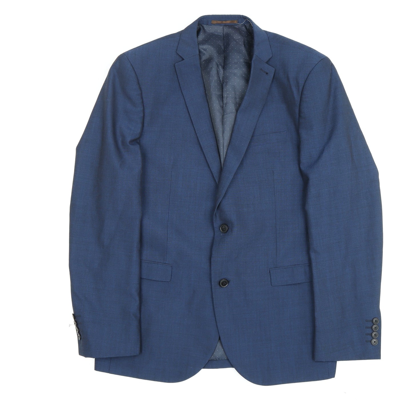 Next Men's Blue Suit Jacket Regular Fit 42R