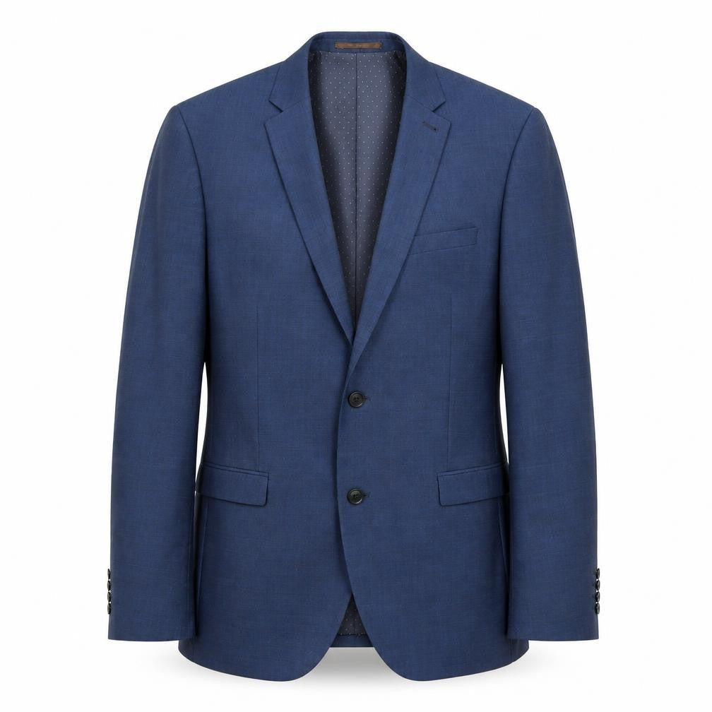 Next Men's Blue Suit Jacket Regular Fit 42R