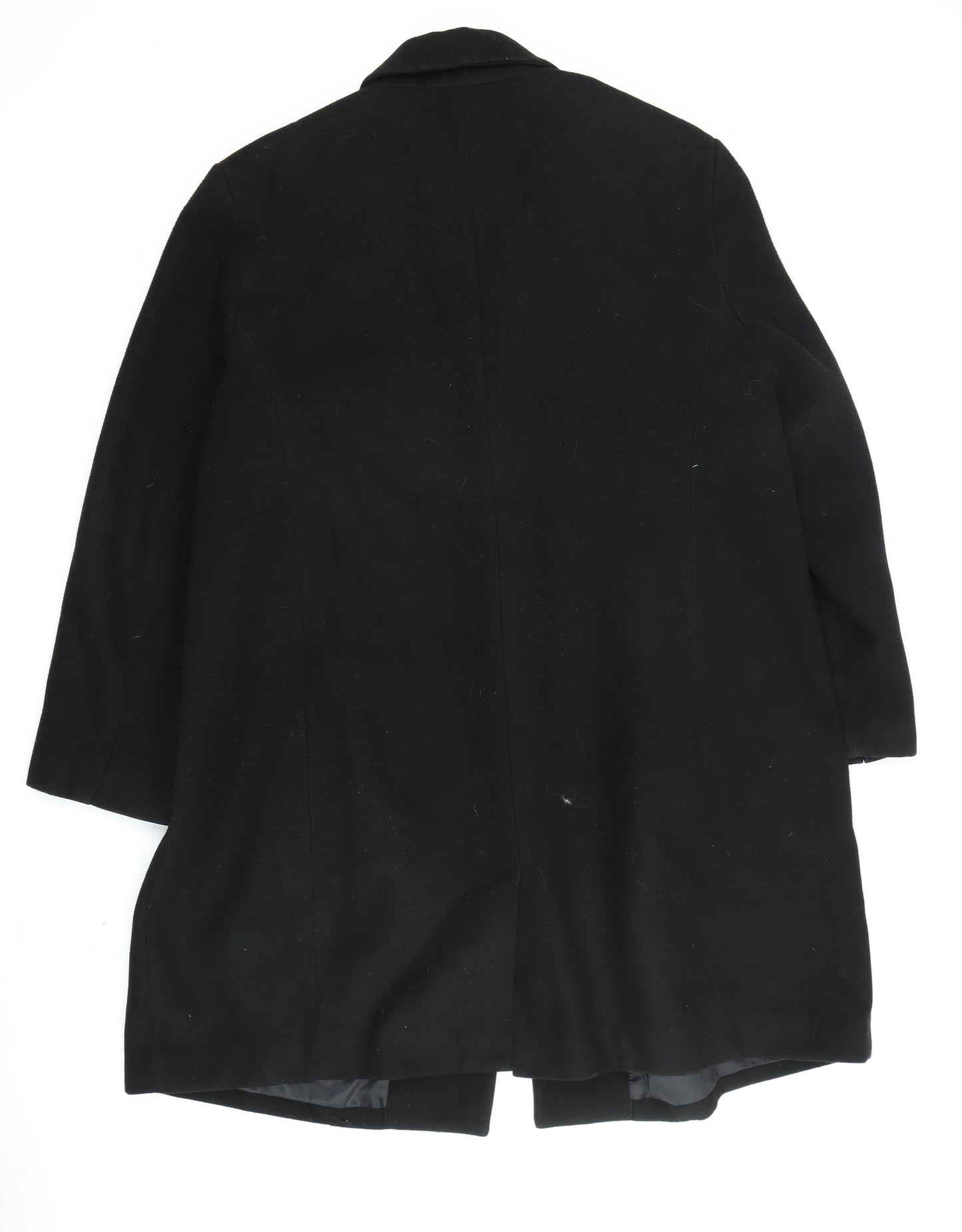 Marks and Spencer Women's Black Overcoat Size 32