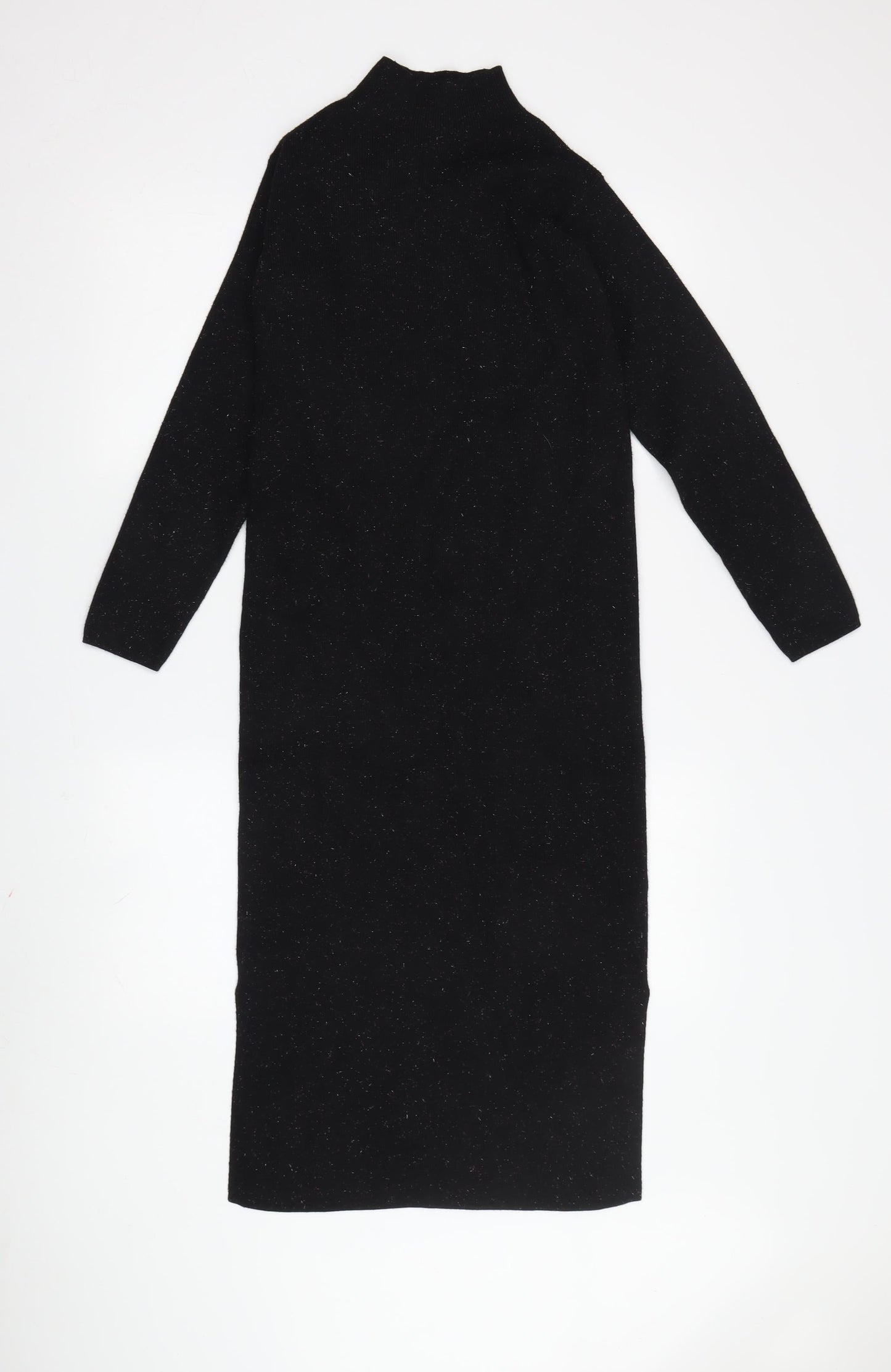 Marks and Spencer Women's Black Midi Sheath Dress Size S