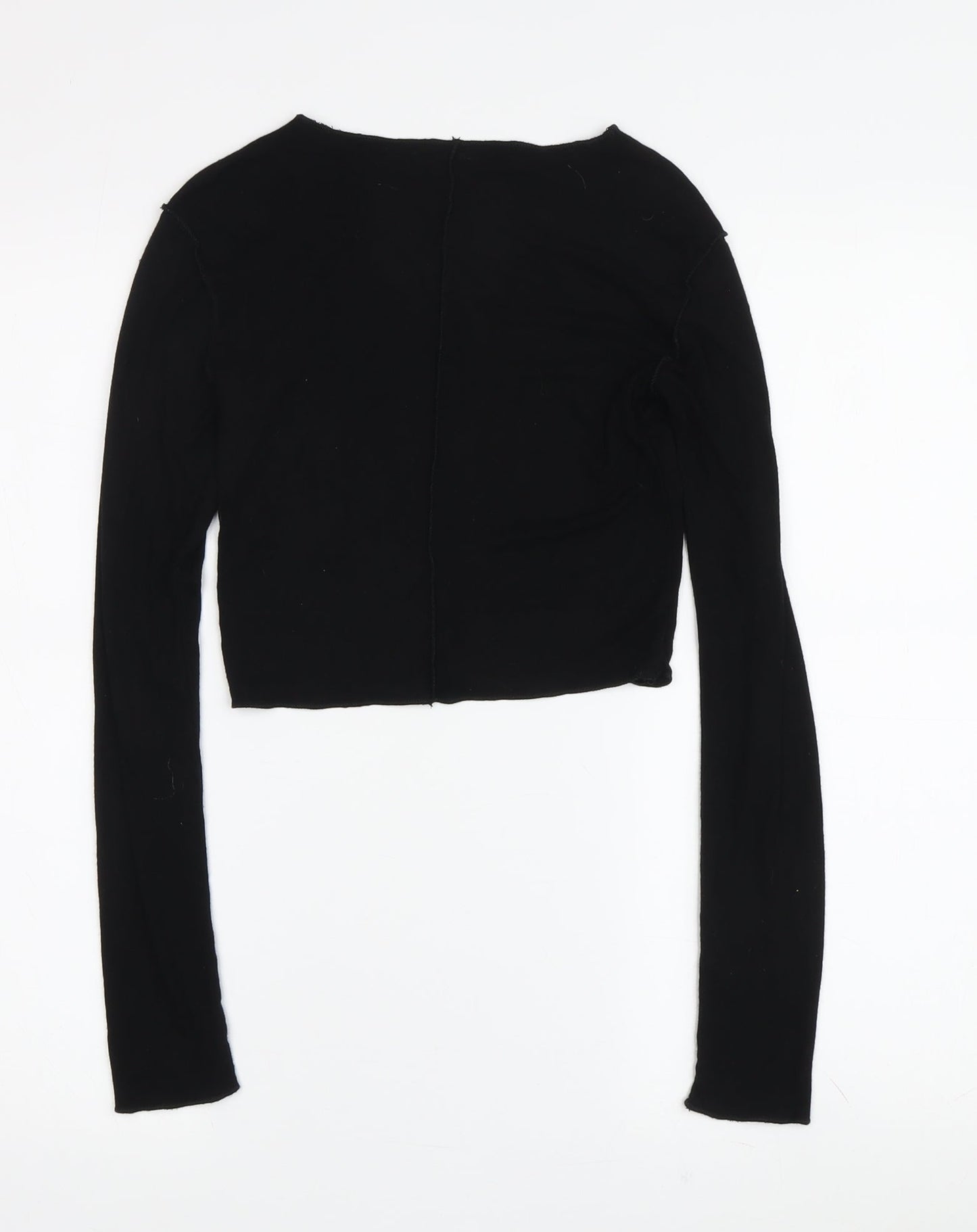 Zara Women’s Black Pullover Jumper S Slim Fit