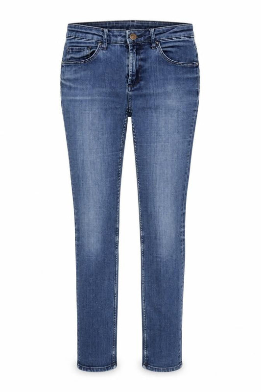 Topshop Women's Blue Skinny Jeans, Size M, Stretch Denim