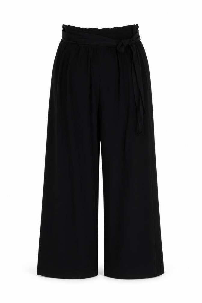 Quiz Women's Black Wide-Leg Trousers M - New