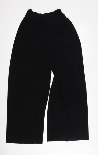 Quiz Women's Black Wide-Leg Trousers M - New