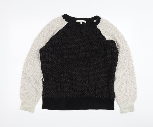 Next Women's Black Pullover Jumper, Size 8, Crew Neck