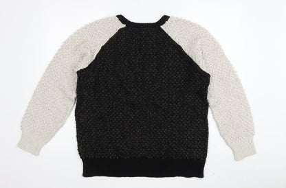 Next Women's Black Pullover Jumper, Size 8, Crew Neck
