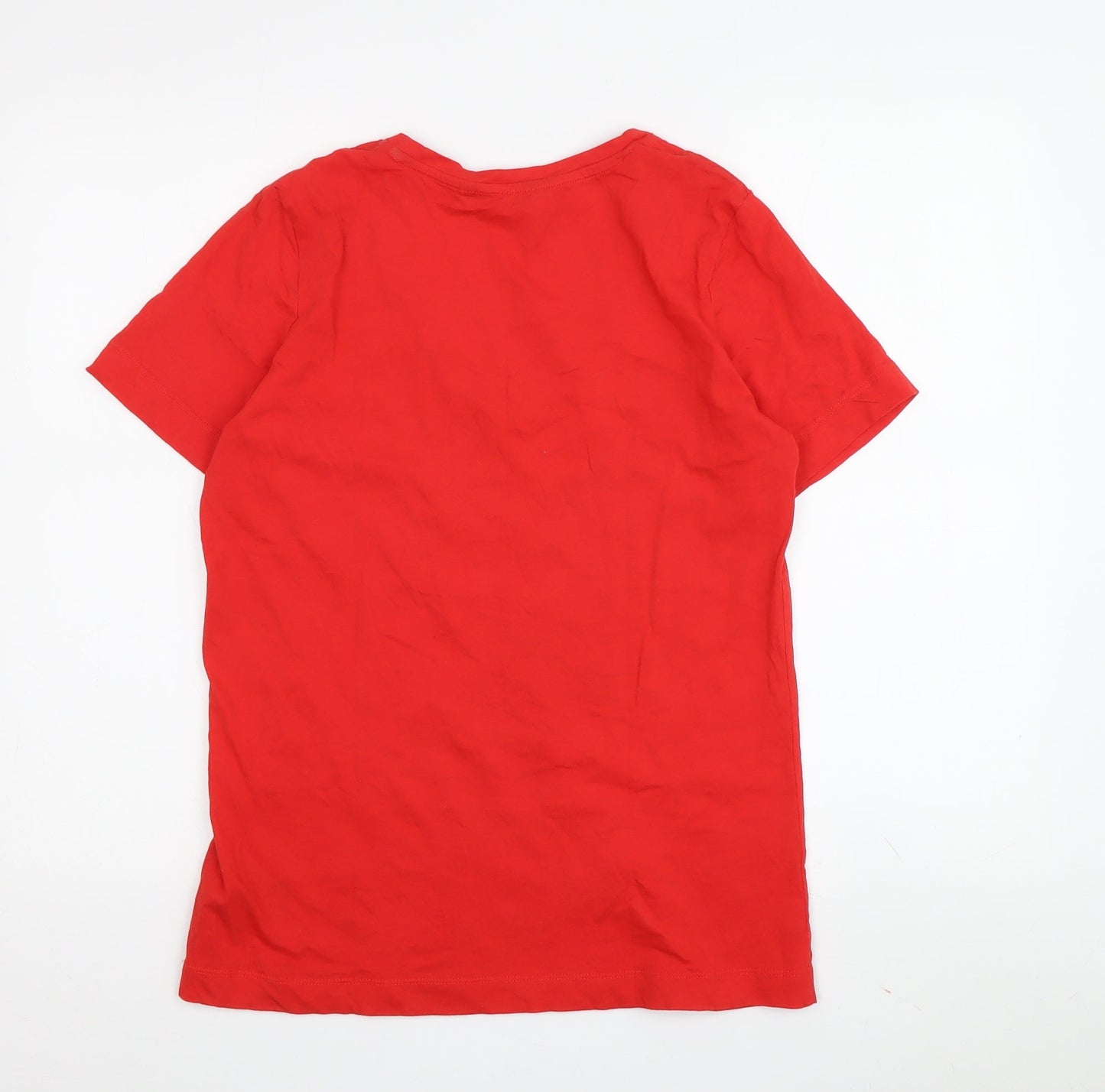 Very Red Women's V-Neck Short Sleeve T-Shirt S