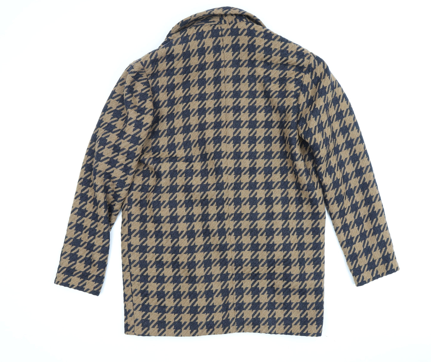 Miss Selfridge Women's Multicoloured Check Coat Size 12