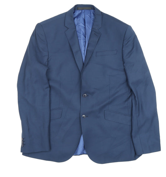 Marks and Spencer Men's Blue Super Slim Fit Blazer 42R