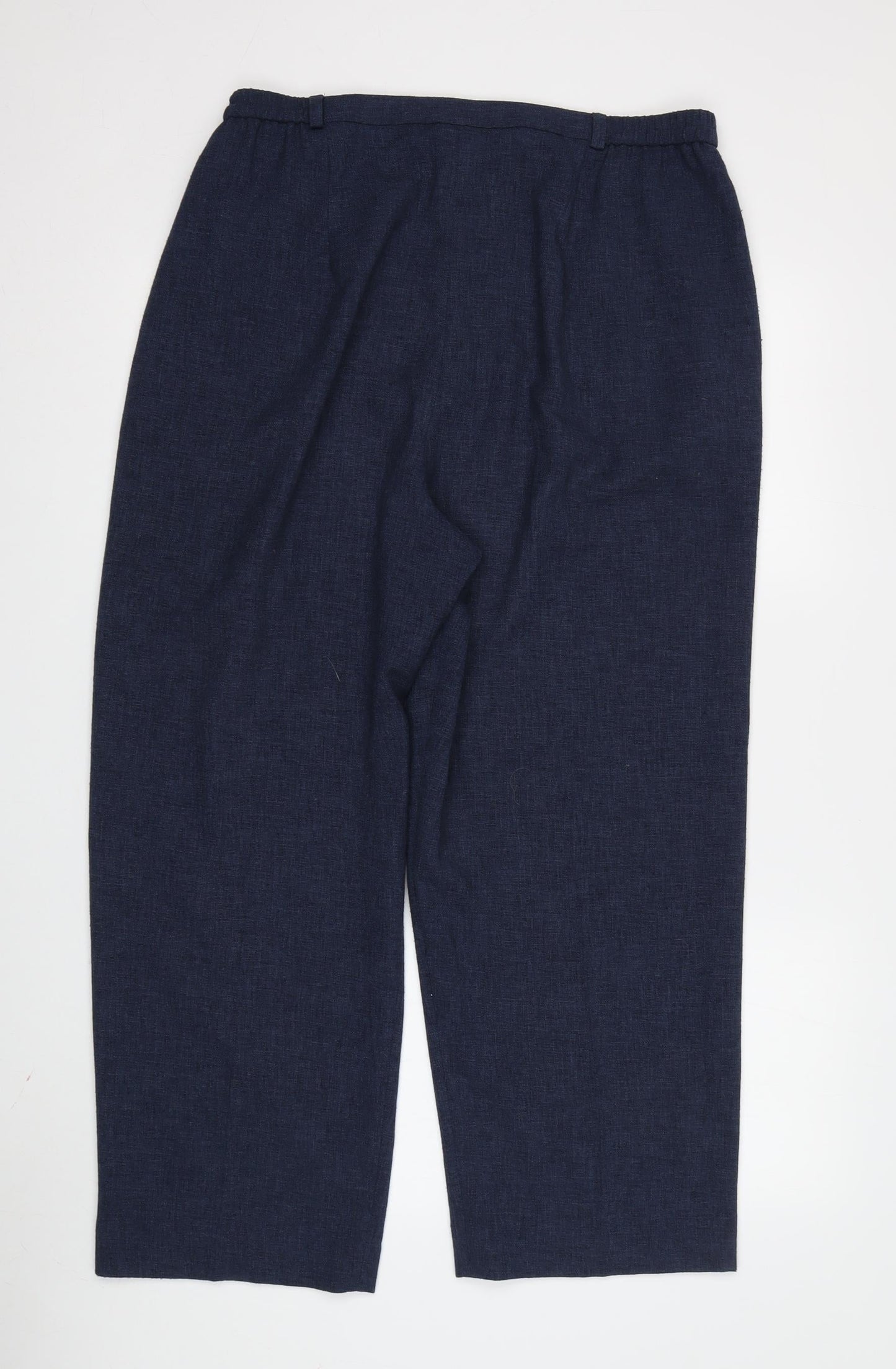 Eastex Women's Blue Straight Trousers Size 10