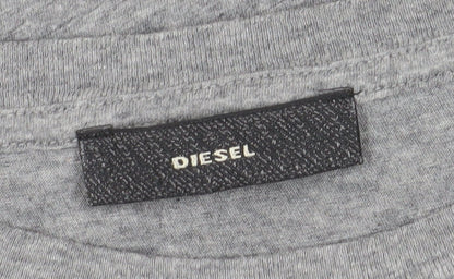 Diesel Women's Grey XS Basic T-Shirt