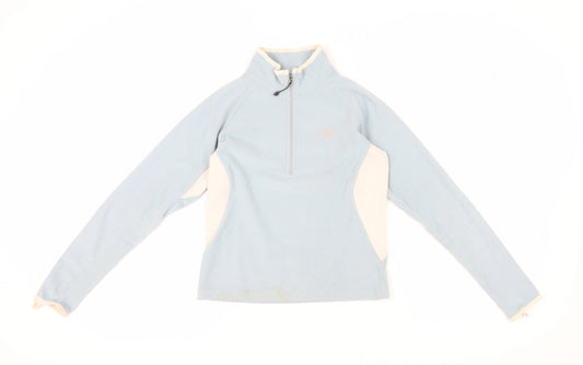 The North Face Women's Blue Small 1/2 Zip Fleece Sweatshirt