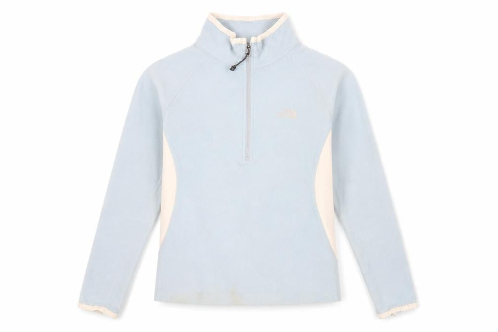 The North Face Women's Blue Small 1/2 Zip Fleece Sweatshirt