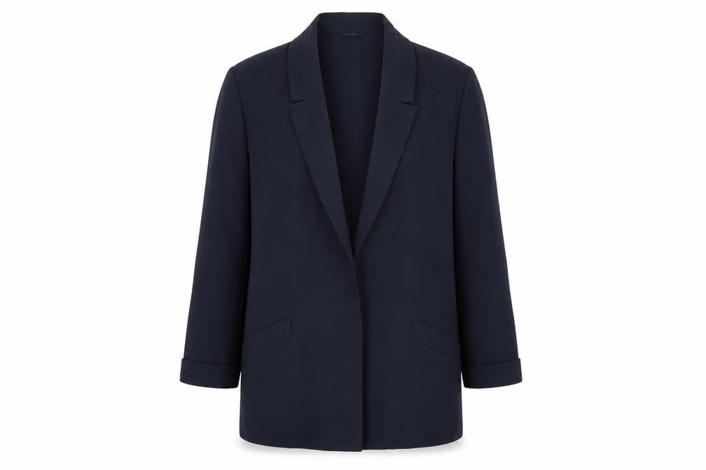 Jacques Vert Women's Navy Blazer - Size 12, Classic Workwear