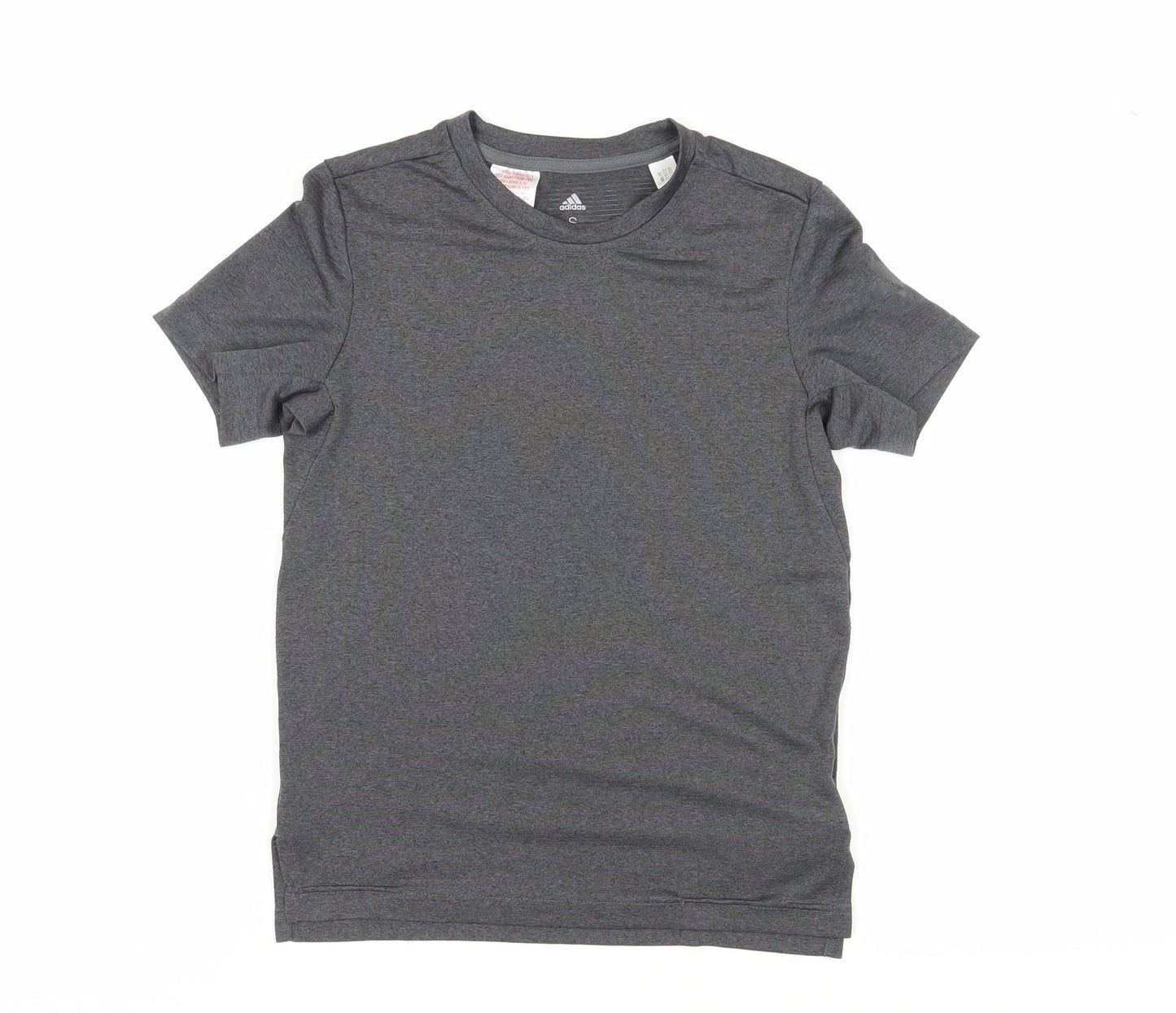 Adidas Teens Grey T-Shirt, S, Regular Fit, Activewear