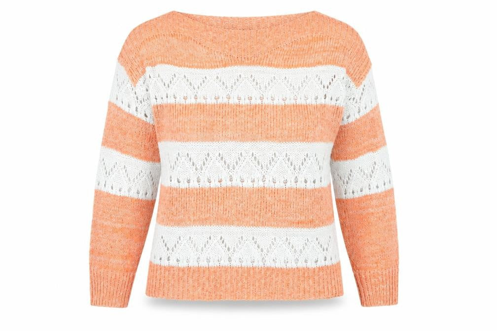 White Stuff Women’s Orange Pullover Jumper Size 8