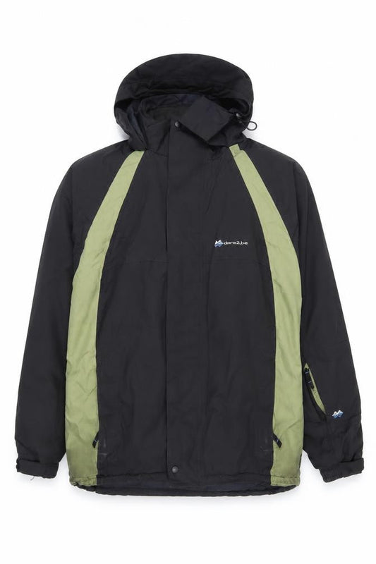 Dare 2b 2 Be Men's XL Black Green Rain Jacket