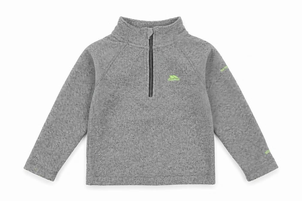 Trespass Boys Grey 1/4 Zip Sweatshirt, 2-3 Years, Regular Fit