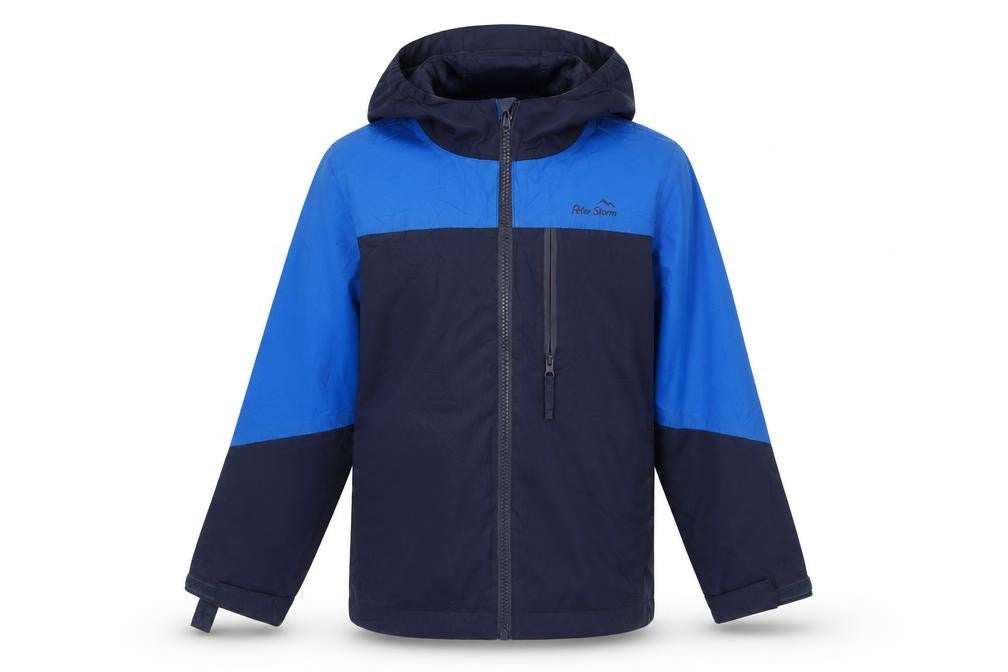 Peter Storm Boys Blue Hooded Jacket 7-8 Years