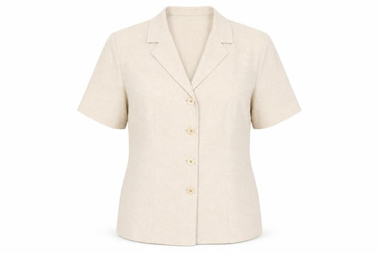 Eastex Women's Beige Short Sleeve Blazer UK 16