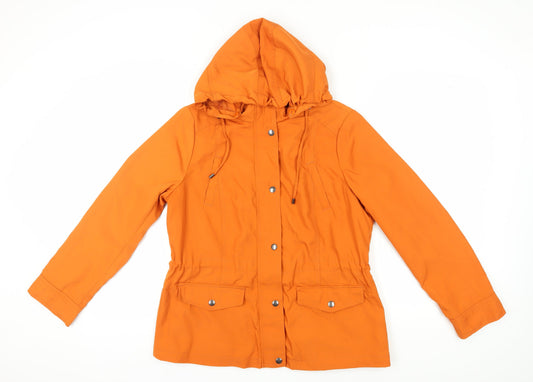 Marks and Spencer Women's Orange Anorak Jacket Size 14