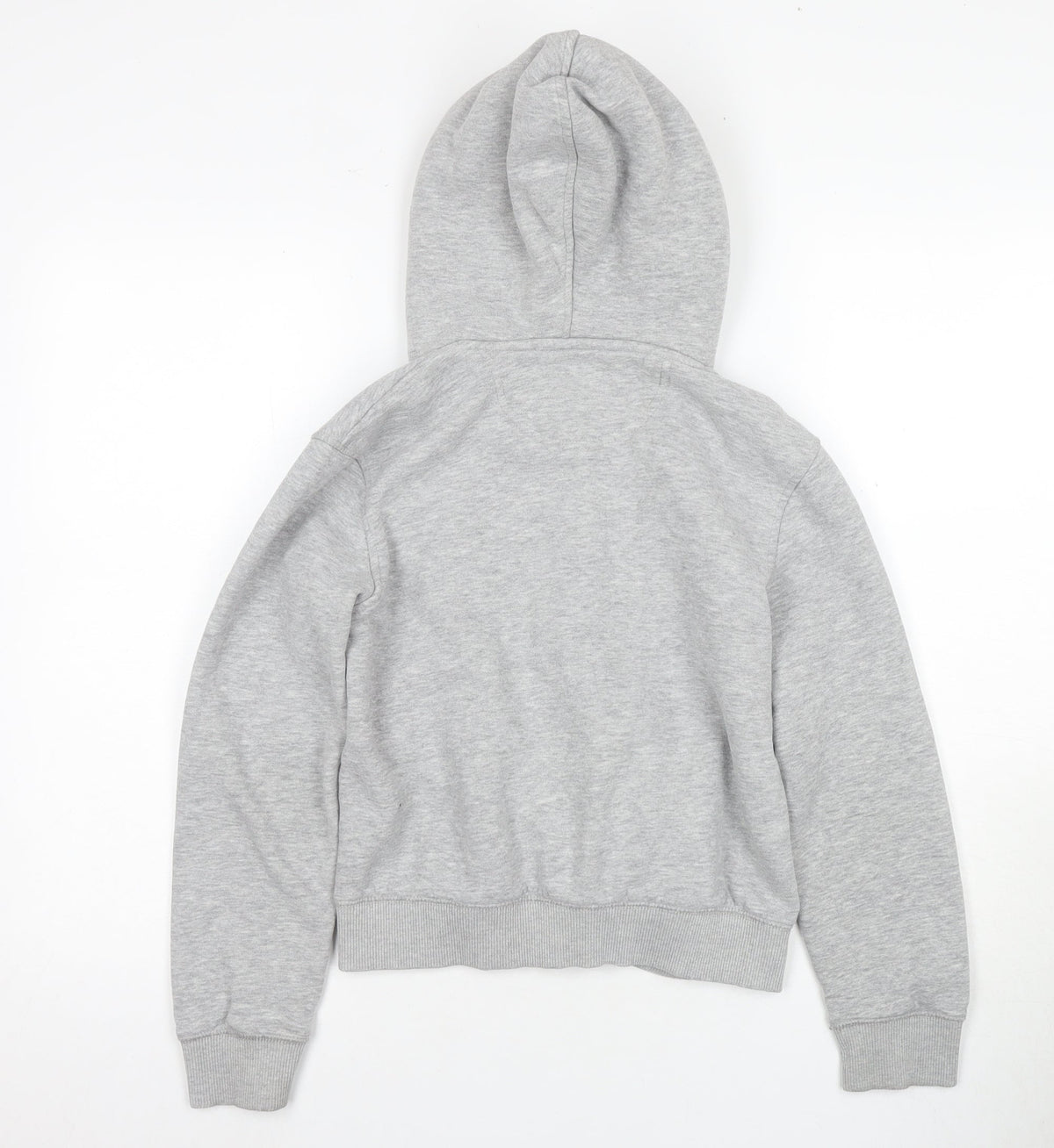 Back view of SoulCal boys’ grey full zip hoodie - 13 years, logo accent