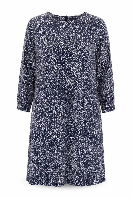 Joules Women's Blue Animal Print Shift Dress Size 12