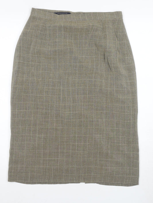 Windsmoor Women's Beige Midi Pencil Skirt Size 12