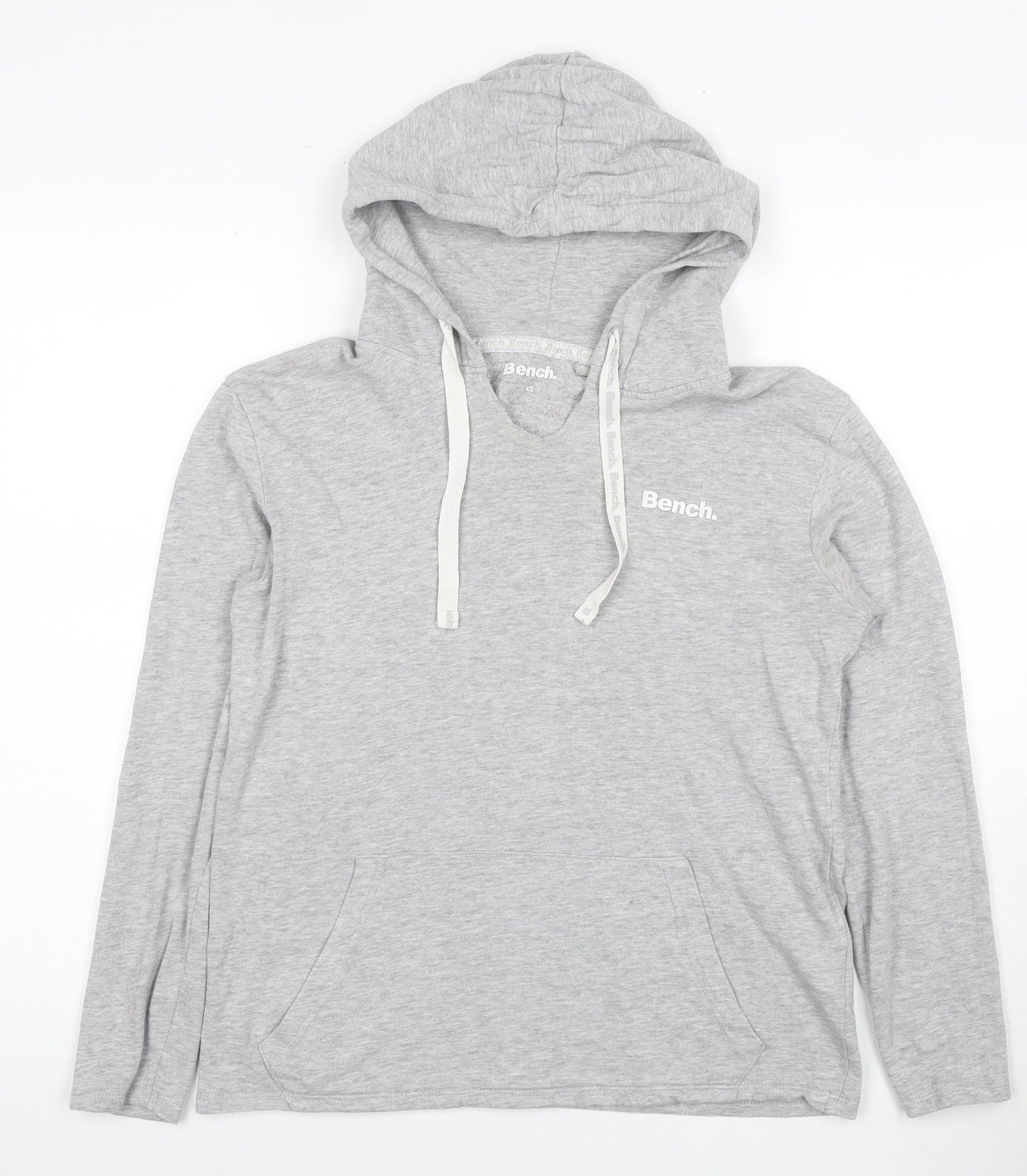 Bench Women's Grey Sweatshirt, S, Full Zip Urban Style
