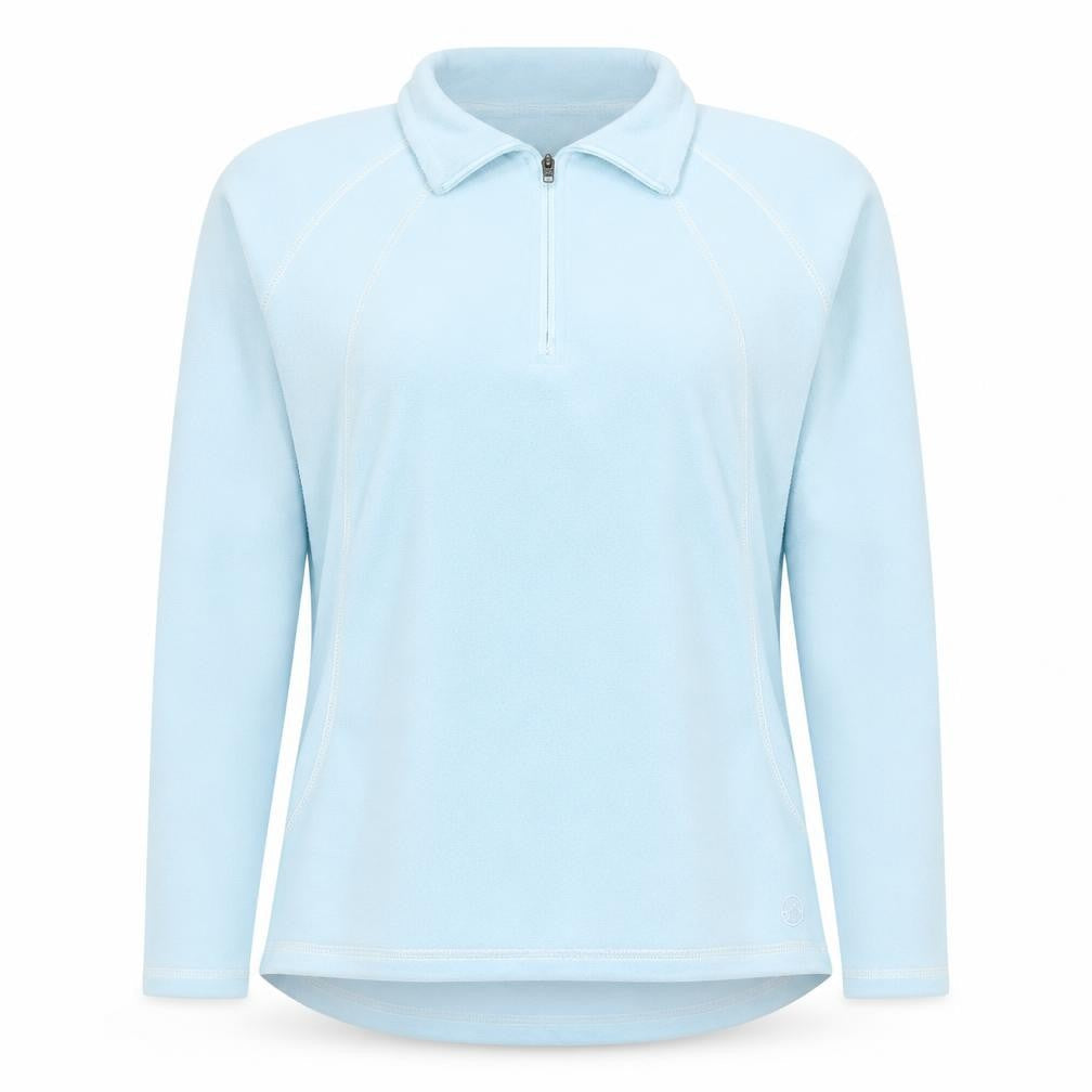 Peter Storm Women's Light Blue Size 10 1/2 Zip Sweatshirt