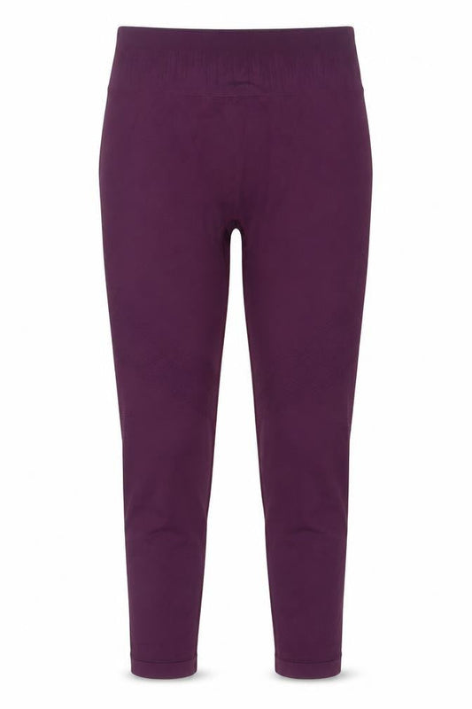 Decathlon Women's Purple Gym Leggings L Elastic Waist