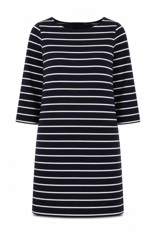 Dorothy Perkins Womens Blue Striped Shift Dress Size 10