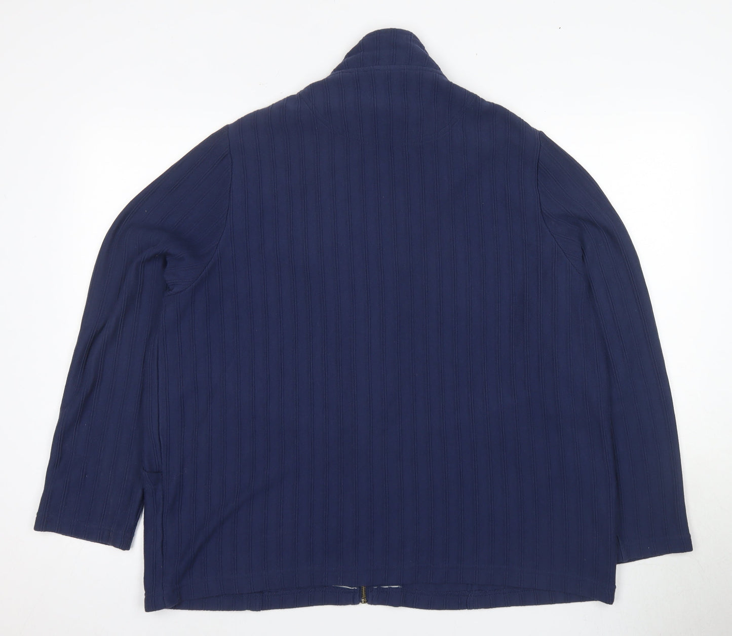 Stylish Women's Blue Full Zip Sweatshirt 18