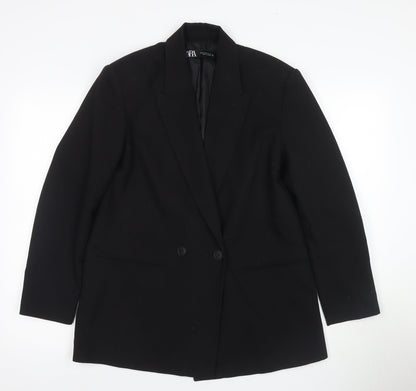 Zara Women's Black Blazer XS - Elegant Workwear