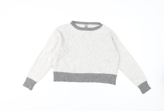 PETRA Women's Grey Pullover Jumper in Size 10