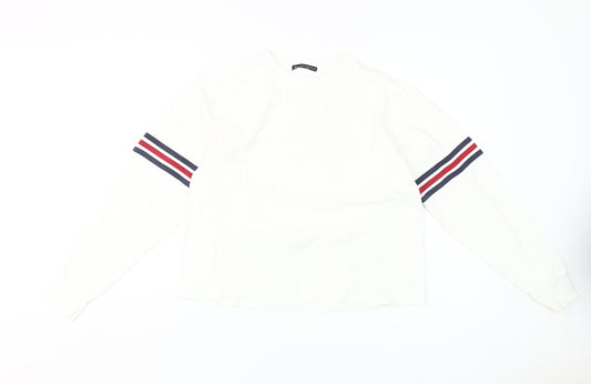 Brandy Melville Women’s White Long Sleeve T-Shirt