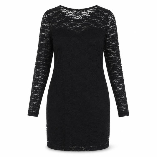 H&M Women's Black Lace Sheath Dress L