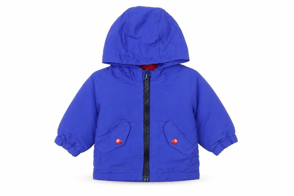 Early Days Unisex Baby Blue Jacket 0-3 Months with Hood
