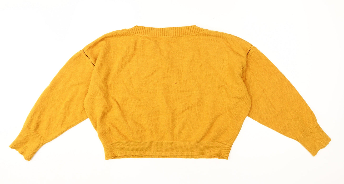 Oasis Women's Yellow XL Pullover Jumper