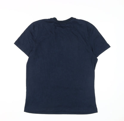 Nickelodeon Womens Blue Graphic T-Shirt, Size S